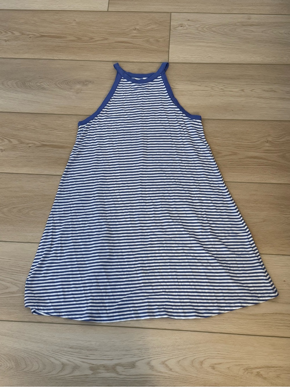 Old Navy Striped Periwinkle Dress